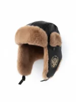 Шапка ушанка с гербом