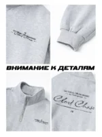 Свитшот укороченный с принтом — изображение 9